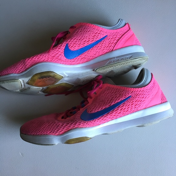 Nike Shoes | Nike Training Zoom Fit Pink Sneakers | Poshmark